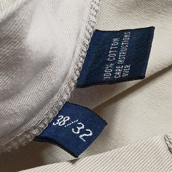 Vtg Polo Ralph Lauren Hammond Dress Pants 38x32 Classic Chino Khaki Golf Preppy - Picture 5 of 15